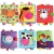Import Non-toxic Soft Baby Early Education Development Squeak Animal Cloth Book Set Durable Fabric Activity Book from China