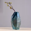 Nordic minimalist glass vase/ living room home decor/blue glass vase decoration