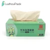 Oasis ECRU 2-Ply Bamboo Soft Silk Touch Facial Tissue Healthy Compostable Disposable Toilet Paper Box Roll 2-Layer Pulp Material