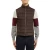 Import OEM custom new products mens vest Quilted Suede And Cotton Gilet with front zipped pockets man waistcoat from China