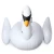 Import OEM inflatable pool swan toys white swan inflatable pool toys float floating water mat for water play equipment from China