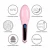 Import OEM Private Label  Hair Brush Straightener  Anion LCD Electric Fast Hair Straightening Comb Professional Hair Straightener from China