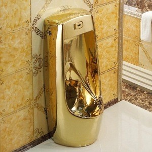 OEM service Urinal wall mounted ceramic golden urinal  for men - U-004