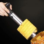 OEM&ODM Factory Wholesale 304 Stainless Steel Fruit Slicer Eye Remover Pineapple Core Cutter