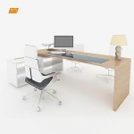 Office desk design L shape modern director/executive table