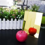 OLEG acrylic support cutting wholesale gold acrylic mirror sheet