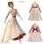 Online Girls Long Sleeve Ice Queen Cosplay Costume Party Princess Costume Movie Frozen 2 Elsa Dress BX1655
