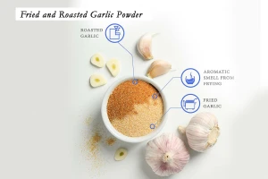 Organic Cultivation Type Blended Processing Type Fried And Rroasted Garlic Powder From Singapore