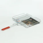 Outdoor Camping Charcoal Accessory Barbecue Stainless Steel Wire Mesh Container