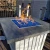 Import Outdoor Cutout Firepit Outdoor Square Centerpiece Campfire Fire Pit Outdoor Garden Patio Gas Firepit from China