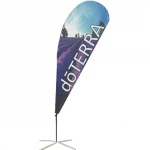 Outdoor Flying Flag High Curve Bow flag Teardrop Flags Banners
