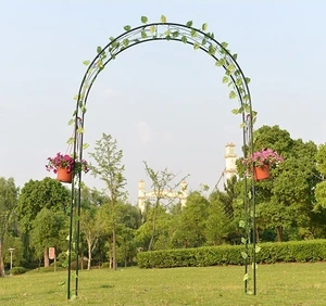 Outdoor metal garden rose arch/garden flower decorative