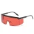 Import Oversized Flat Futuristic Shield Side and Front Face Coverage One Piece Sunglasses from China