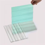 PC Transparent Polycarbonate Corrugated Plastic Roofing Sheet Polycarbonate Plastic Raw Material For Greenhouse