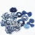 Import pearl center chiffon flower -handmade rhinestone centers jean fabric flower for denim garment accessories from China