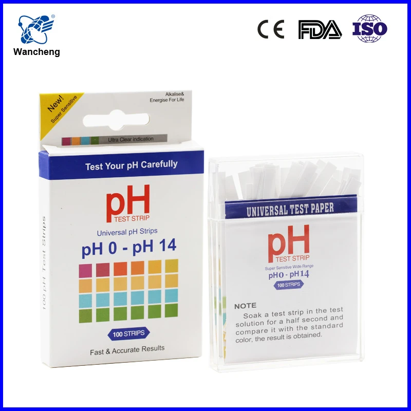 ph test acid or alkali ph indicator paper