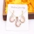 Import Pink Bohemian Tribal Jewelry Stone Long Knotted Long Glass Drop Pendant Necklaces With Earring Sets from China