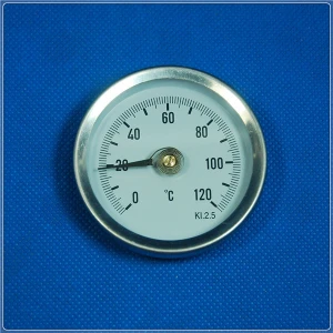 Pipe temperature gauge