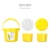 Import plastic brush washing bucket Multifunctional barrel paint palette PP material Easy to carry and clean Wholesale from China