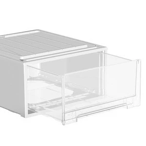 plastic drawer storage cabinet transparent living room kids clothing box