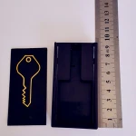 plastic key box key holder under the automobile with magnet