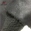 Polyester suede fabric bond cashmere blend windproof warm compound fabric for winter