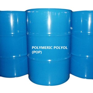 Polymer Polyol and isocyanate liquid blowing agent for roofs and walls