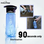 Popular Factory fashion portable camping equipment Health care outdoor sport UV bottles for outdoor sport hiking/camping