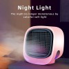 Portable Air Conditioner Fan, Personal Air Cooler, Rechargeable Evaporative MINI Air Cooler with 3 Speeds 7 Colors, Evaporative