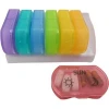 Portable Daily Pill Organizer Pretty Small Pill Boxes for Pocket Pill Case Weekly am pm Medicine Organizers