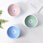 Portable Pets Pet Floating Water Bowl No Spill, Anti Gulping Slow Water Feeder for Dogs and Cats