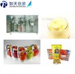 pot condiment instant food spicy flavour oil sachet filling machine