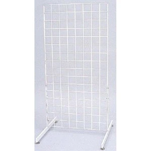 Powder coating metal grid retail display racks grid panel
