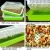 Import PP Material 3pcs Green Color Agriculture Greenhouse Plastic Bean Sprout Seed Trays With Lids from China
