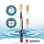 pp plastic toothbrush holder, 2 pcs replacement toothbrush heads toothbrush
