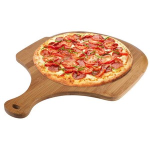 Premium Natural Bamboo Pizza Peel Pizza Paddle Cutting Board Handle Cutting Fruit, Vegetables