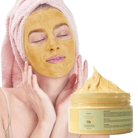 Buy Private Label Face Anti Acne Blackhead Mud Tumeric Facemask Skin ...