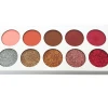Private Label Make Up Cosmetics Glitter Eyeshadow Palette With Your Own Brand Eye Shadow