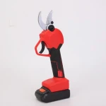 Professional Cordless Electric Pruning Shears with 2 Pack Backup Rechargeable 2Ah Lithium Battery Powered Tree Branch Pruner