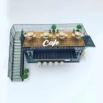 Professional custom 20 ft coffee shop ice cream shop fast food restaurant container