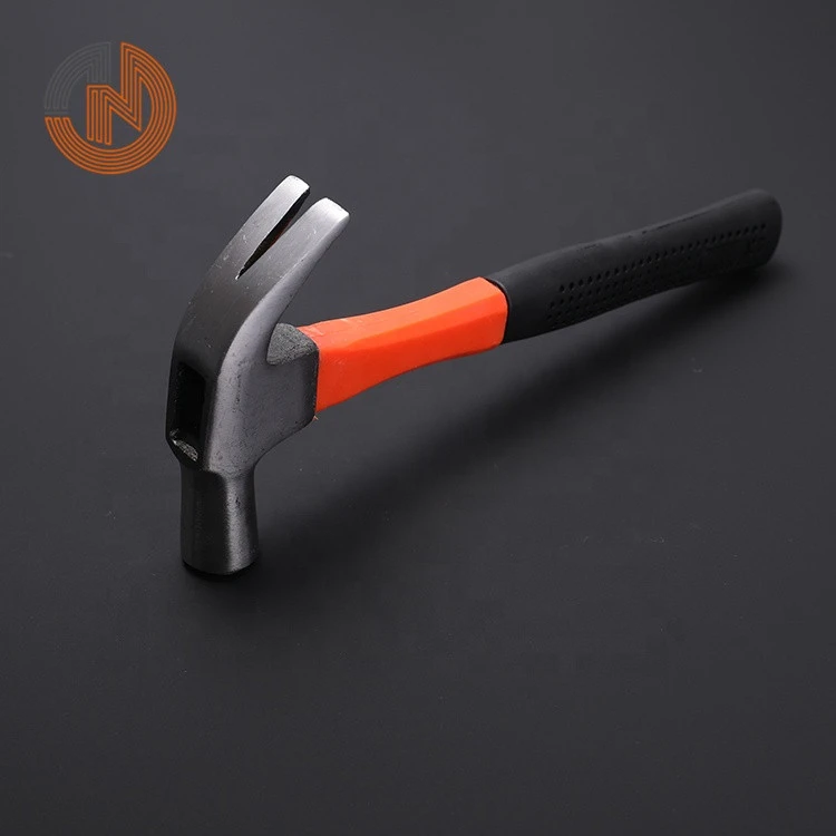 Professional Custom Portable Claw Hammers Carbon Steel Claw hammer with Fiberglass Handle