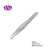Import professional eyebrow tweezers stainless steel slant half gold plated tweezers from China