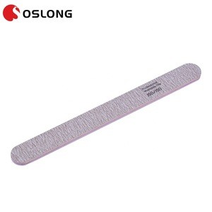 Professional Manufacturer Nail Tool/ 80 100 180 240 Grit Brown Nail Files With Private label