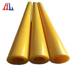 Professional plastic tubing MC Cast yellow nylon pipes with mechanical property