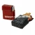 Promotional leather cigarette case men&#x27;s cigarette and lighter holder LG8048B