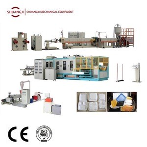 PS foam plastic thermoforming machine for fast food box