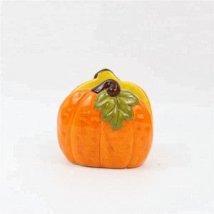 Pumpkin-shaped Ceramic Napkin Holder