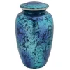 Purple Marble Aluminium Adult Cremation Urns for Human Ashes and Funeral Supplies