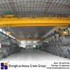 QD model double beam steel slab billet clamp overhead crane radio control crane china casting work