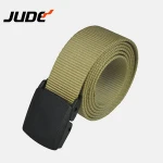 Quick-Drying Plastic Buckle Tactical Nylon Military Belt for Men and Women
